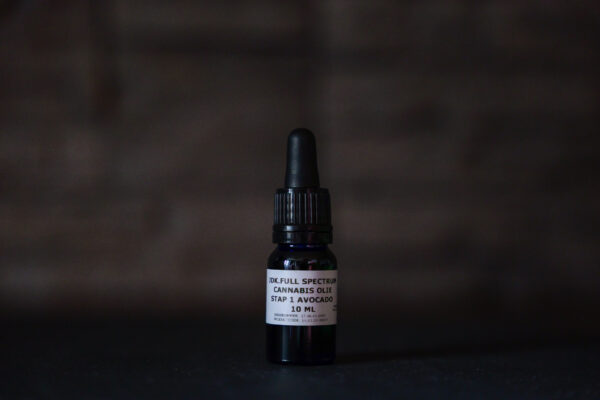 Cannabis olie stap 1 avocado 10 ml JDK FULL SPECTRUM STAP 1 AVOCADO OLIE