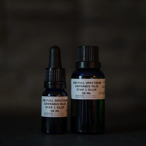 Cannabis olie stap 1 olijf 10 ml & 30 ml JDK FULL SPECTRUM STAP 1 OLIJF OLIE