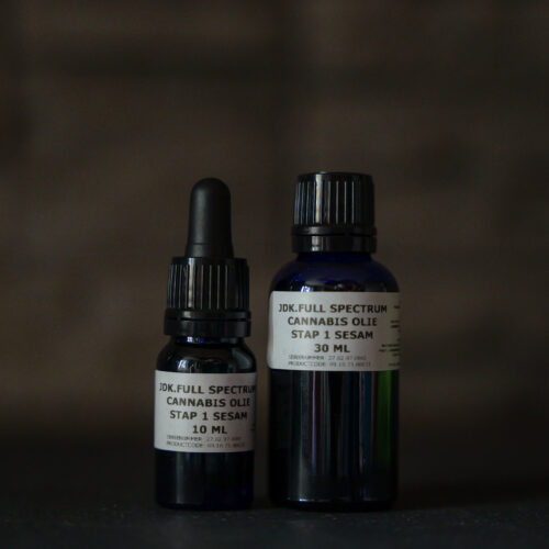 Cannabis olie stap 1 sesam 10 ml & 30 ml JDK FULL SPECTRUM STAP 1 SESAM OLIE