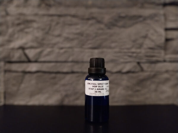 Hop olie stap 1 amandel 30 ml JDK. FULL SPECTRUM HOP OLIE STAP 1 AMANDEL