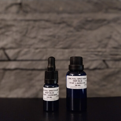 Hop olie stap 1 avocado 10 ml & 30 ml JDK Full Spectrum Hopolie Avocado