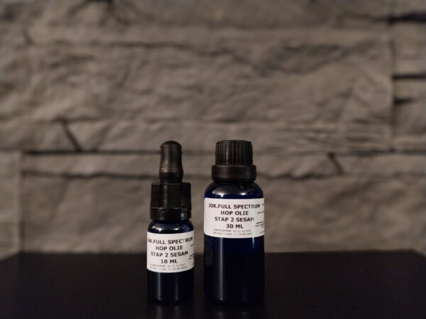 Hop olie stap 2 sesam 10 ml & 30 ml JDK Full Spectrum Hopolie Stap 2 Sesam